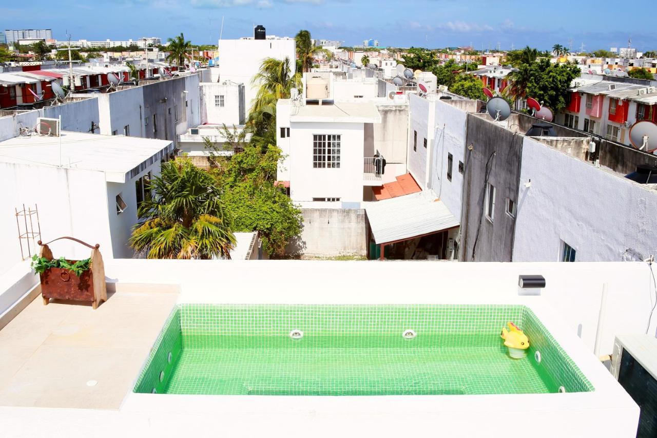 קנקון Departamento Privado, Nuevo Jacuzzi Rooftop, Ac, Gran Wf מראה חיצוני תמונה